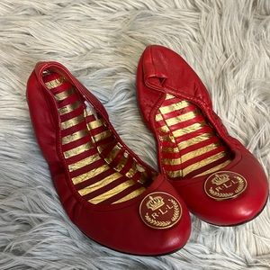 Lauren Ralph Lauren red ballet flats size 5.5